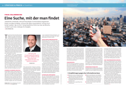 Eine Suche, mit der man findet
