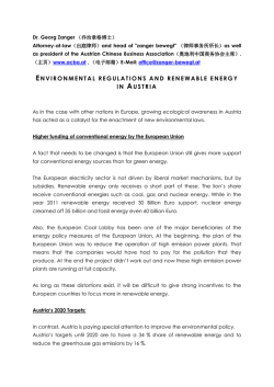 environmental regulations and renewable energy