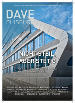 Nicht steil, aber stetig - Armin Quester Immobilien GmbH