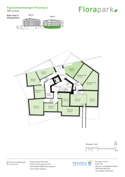 Grundriss Keller Haus 6- 1-200 - Florapark