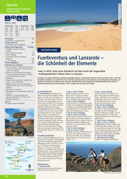 Fuerteventura und Lanzarote – die Schönheit der