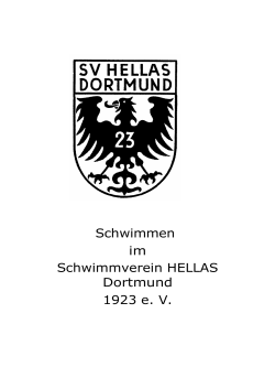 Schwimmen im Schwimmverein HELLAS Dortmund 1923 e. V.