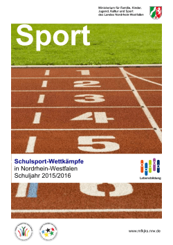 Schulsport-Wettkämpfe in Nordrhein-Westfalen - Schulsport-NRW