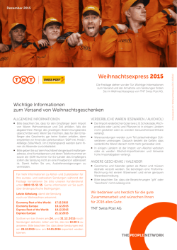 Weihnachtsexpress 2015
