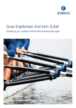 Gute Ergebnisse sind kein Zufall