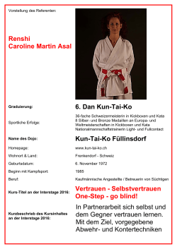 go blind! - Kun-tai-ko Kampfsport Center
