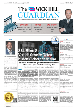 SSL Blind Spot – Verschlüsselte Daten bilden Sicherheitsrisiko
