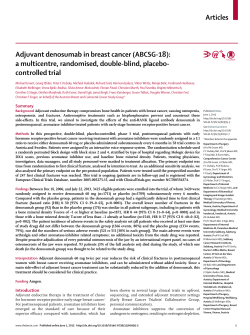 Adjuvant denosumab in breast cancer (ABCSG-18) - Univ.