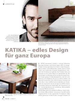 KATIKA – edles Design für ganz Europa
