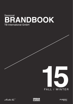 brandbook - bei TB International GmbH