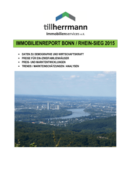immobilienreport bonn / rhein-sieg 2015