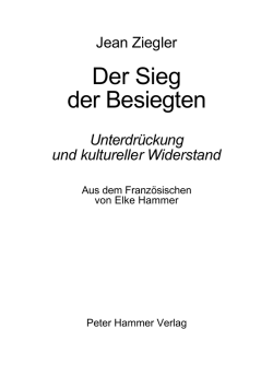 Der Sieg der Besiegten