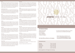 Informationen - Jivana