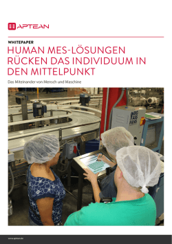 human mes-l&ouml;sungen r&uuml;cken das individuum in den