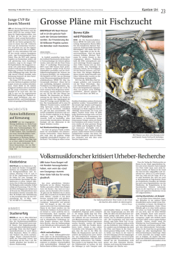 Grosse Pl&auml;ne mit Fischzucht