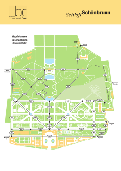 Laufplan Schönbrunn