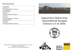 Infobrosch&uuml;re Jugend-Kart-Slalom