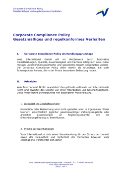 Corporate Compliance Policy