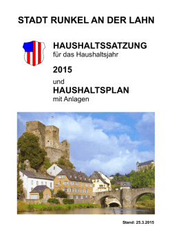 Stand der Schulden und Zuschüsse Fraktionen 2015 Stand 10.12