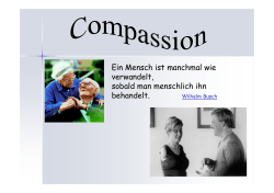 Warum Compassion? - Privates Gymnasium Marienstatt