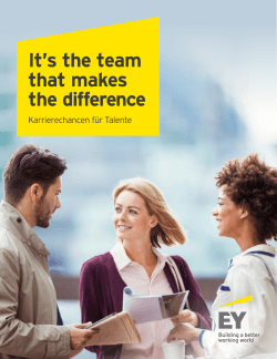 It`s the team that makes the difference