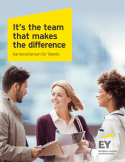It`s the team that makes the difference