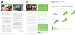 InternatIonal alumnI newsletter - Referat Internationales