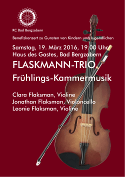 flaskmann-trio - in der Stadt Bad Bergzabern