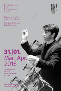 31.|01. Mär.|Apr. 2016 - Tiroler Landestheater
