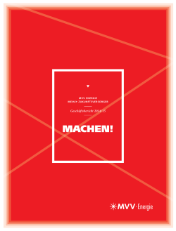 MACHEN! - MVV Energie AG