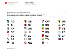 Eine Liste mit allen kantonalen Energiefachstellen und regionalen