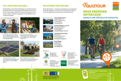 Infoflyer Energie-Quiztour im Schw&auml;bischen Donautal