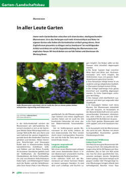 In aller Leute Garten