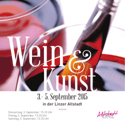 Wein & Kunst - Altstadt Linz
