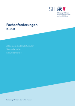 Fachanforderungen Kunst