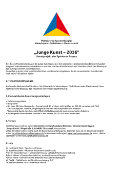 Junge Kunst – 2016
