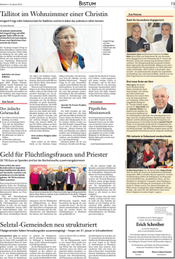 Glaube und Leben vom 24.01.2016