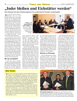 Inder bleiben und Eichst&auml;tter werden