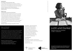 Licht und Dunkel - Katholische Akademie Hamburg
