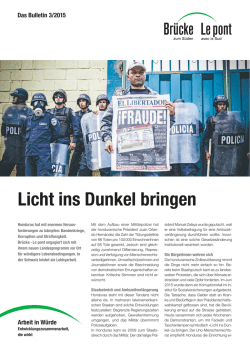 Licht ins Dunkel bringen
