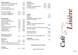 Warme Getränke Fr. Kaffee, Espresso, Schale hell/dunkel 3.00