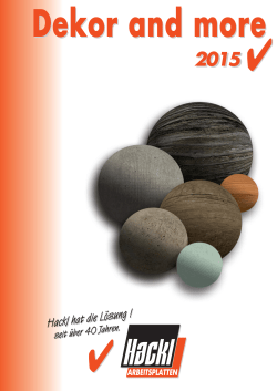 Dekor and more 2015