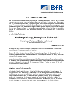 Direktorin und Professorin/Direktor und Professor f&uuml;r die Position