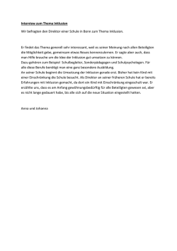 Direktor einer Grundschule