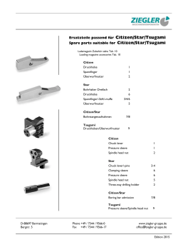 Spare parts suitable for Star/Citizen/Tsugami