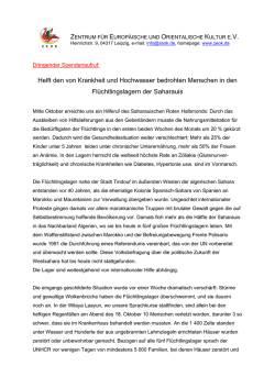 Helft den von Krankheit und Hochwasser bedrohten Menschen in