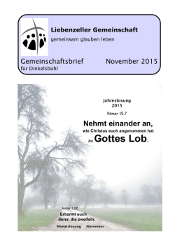 November - Dinkelsbühl