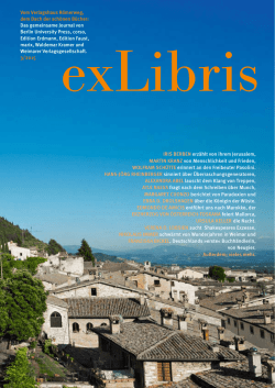 IRIS BERBEN erz&auml;hlt von ihrem Jerusalem, MARTIN KRANZ von