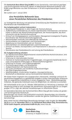 eine Pers&ouml;nliche Referentin bzw. einen Pers&ouml;nlichen Referenten