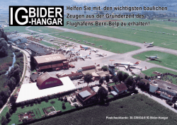 Helfen Sie mit, den wichtigsten baulichen Zeugen aus der